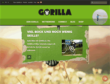 Tablet Screenshot of gorilla.ch