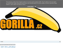 Tablet Screenshot of gorilla.cz